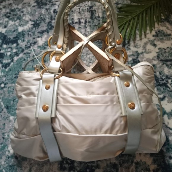 Francesca Biasa Povolaro Lime Hobo Handbag - Picture 1 of 12